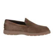 Tod's Klassiska Läderloafers Brown, Herr