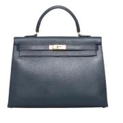 Hermès Vintage Pre-owned Laeder handvskor Blue, Dam