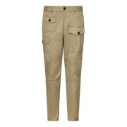 Dsquared2 Beige Byxor med Knappstängning Beige, Herr