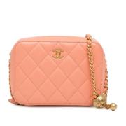 Chanel Vintage Pre-owned Laeder crossbodyvskor Orange, Dam