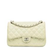 Chanel Vintage Pre-owned Laeder axelremsvskor White, Dam