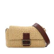 Fendi Vintage Pre-owned Raffia fendi-vskor Beige, Dam