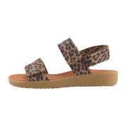 Nature Footwear Leopard Mocka Sandal Brown, Dam