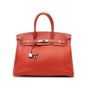 Hermès Vintage Pre-owned Laeder handvskor Red, Dam