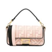 Fendi Vintage Pre-owned Canvas fendi-vskor Pink, Dam