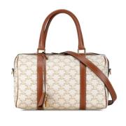 Celine Vintage Pre-owned Tyg celine-vskor White, Dam