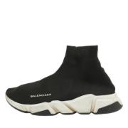 Balenciaga Vintage Pre-owned Laeder sneakers Black, Herr