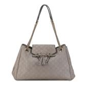 Gucci Vintage Pre-owned Laeder gucci-vskor Gray, Dam