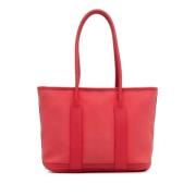 Hermès Vintage Pre-owned Canvas totevskor Red, Dam