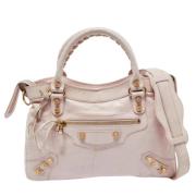 Balenciaga Vintage Pre-owned Laeder totevskor Pink, Dam