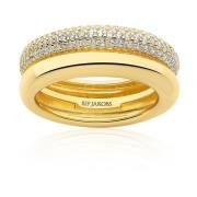 Sif Jakobs Jewellery Carrara Guld Ring med Zirkonia Yellow, Dam