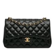 Chanel Vintage Pre-owned Laeder chanel-vskor Black, Dam