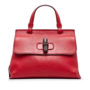 Gucci Vintage Pre-owned Laeder gucci-vskor Red, Dam