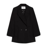 IVY OAK Oversized Boxy Vinterjacka Black, Dam