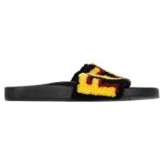 Fendi Vintage Pre-owned Paels sandaler Black, Herr