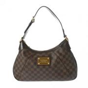 Louis Vuitton Vintage Pre-owned Tyg handvskor Brown, Dam