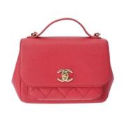 Chanel Vintage Pre-owned Laeder axelremsvskor Pink, Dam