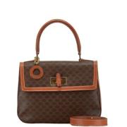 Celine Vintage Pre-owned Plast handvskor Brown, Dam