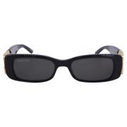 Balenciaga Vintage Pre-owned Acetat solglasgon Black, Dam