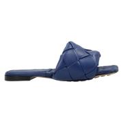 Bottega Veneta Laeder sandaler Blue, Dam