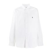 Polo Ralph Lauren Bomull Skjorta Broderad Logotyp White, Herr