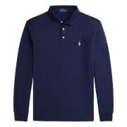 Polo Ralph Lauren Raffinerad Navy Polo Skjorta Blue, Herr