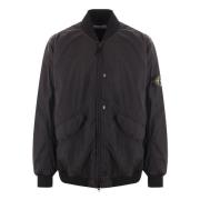 Stone Island Svarta Rockar för Män Black, Herr