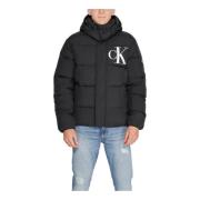 Calvin Klein Jeans Herrjackor och Kappor Kollektion Black, Herr