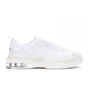 Premiata Drake Sneaker Läder Vit White, Herr