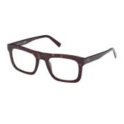 Ermenegildo Zegna Mörk Havana Glasögonbågar Brown, Unisex