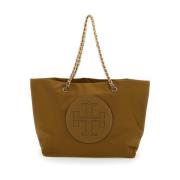 Tory Burch Brun Ella Tote Väskor Brown, Dam