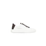 Alexander Smith London Man Dark Brown Sneakers White, Herr