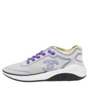 Chanel Vintage Pre-owned Tyg sneakers Multicolor, Dam