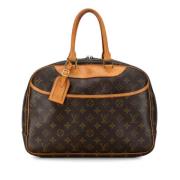 Louis Vuitton Vintage Pre-owned Canvas handvskor Brown, Dam