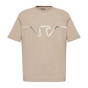 Emporio Armani T-shirt med logotyp Brown, Herr