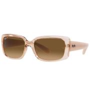 Ray-Ban Polariserade solglasögon Rb4389 6644M2 Brown, Unisex