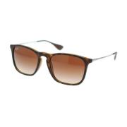 Ray-Ban Fyrkantig Ram Solglasögon Chris Rb4187 Brown, Unisex