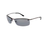 Ray-Ban Snygga Rektangulära Solglasögon Rb3183 Stil Gray, Unisex