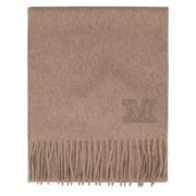 Max Mara Kashmir Brun Foulard Halsduk Brown, Dam