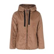 Max Mara Vadderad Kamelrock Brown, Dam