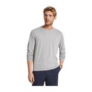 Michael Kors Heather Grey Core Jersey Crew Sweater Gray, Herr