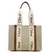 Chloé Pre-owned Pre-owned Linne totevskor Beige, Dam