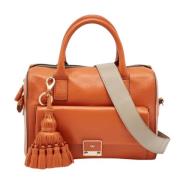 Anya Hindmarch Pre-owned Pre-owned Laeder handvskor Orange, Dam