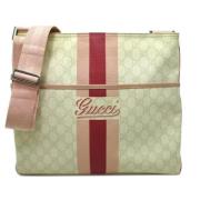 Gucci Vintage Pre-owned Laeder axelremsvskor Beige, Dam