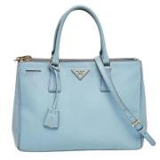 Prada Vintage Pre-owned Laeder totevskor Blue, Dam