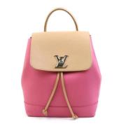 Louis Vuitton Vintage Pre-owned Laeder axelremsvskor Pink, Dam