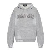 Dsquared2 Sweatshirt med logotyp Gray, Herr