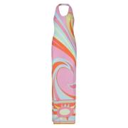 Emilio Pucci Ärmlös Klänning Multipastel Slim Fit Multicolor, Dam