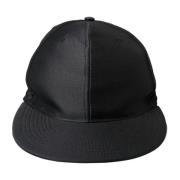 Dolce & Gabbana Lyxig Silke Bomull Logo Baseball Keps Black, Herr