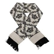 Dolce & Gabbana Kunglig Krona Sidenscarf för Herrar Black, Herr